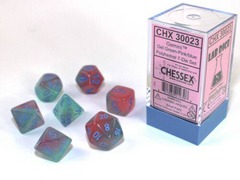 7ct Polyhedral Set - Gemini Luminary Gel Green-Pink/blue CHX26464